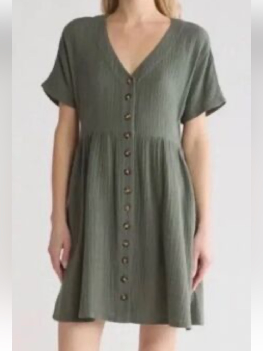 Madewell Cotton Gauze Mini Dress